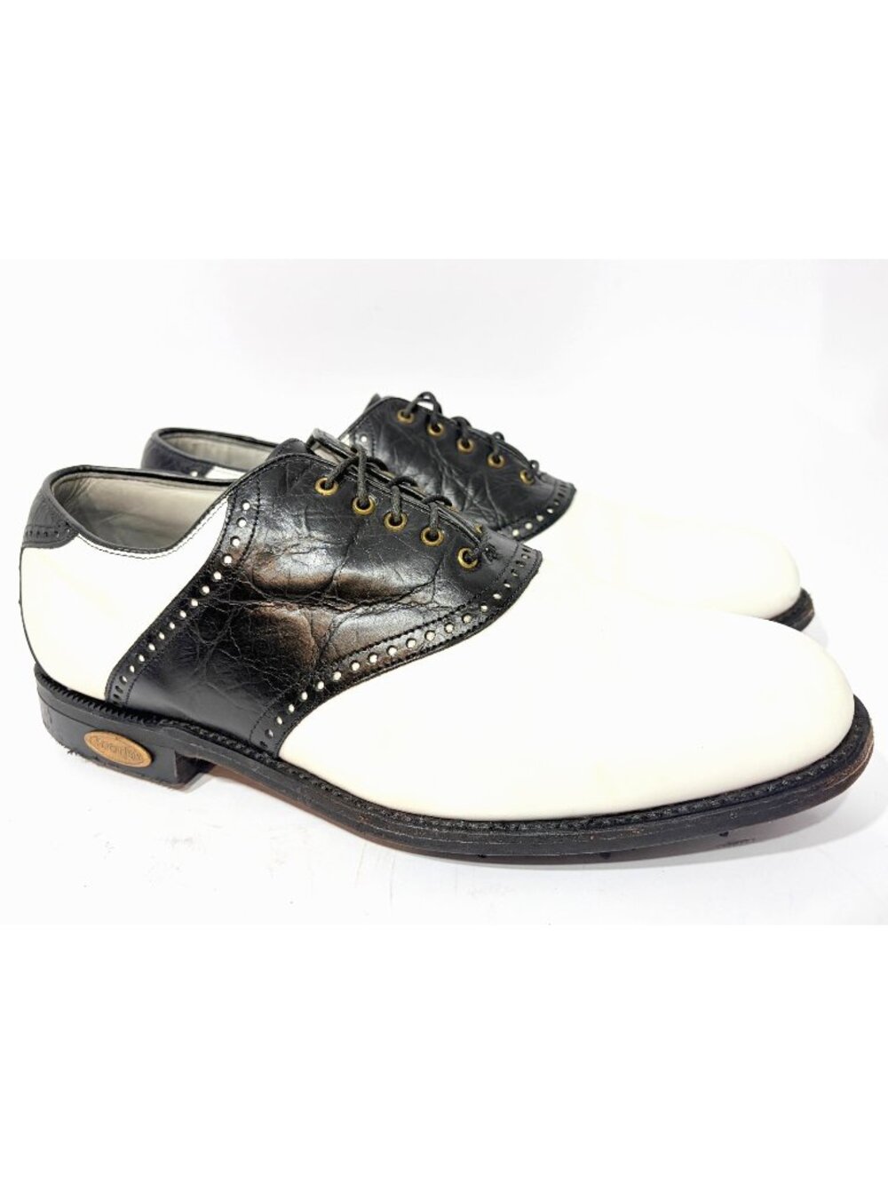 Footjoy Premier Classics Dry Men's Golf Shoes White Black 12 D USA Waterproof